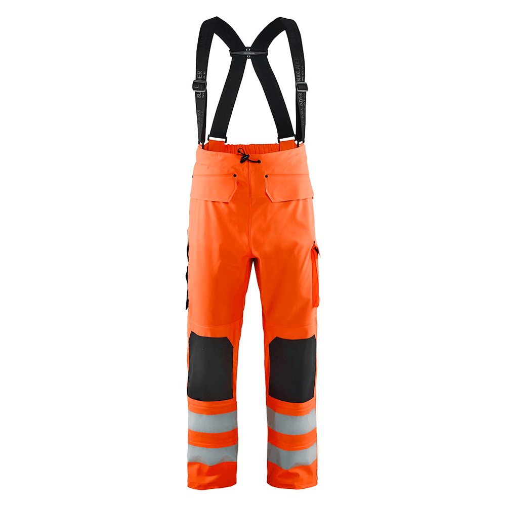 Blaklader 1302 Hi-Vis Waterproof Rain Trousers LEVEL 2