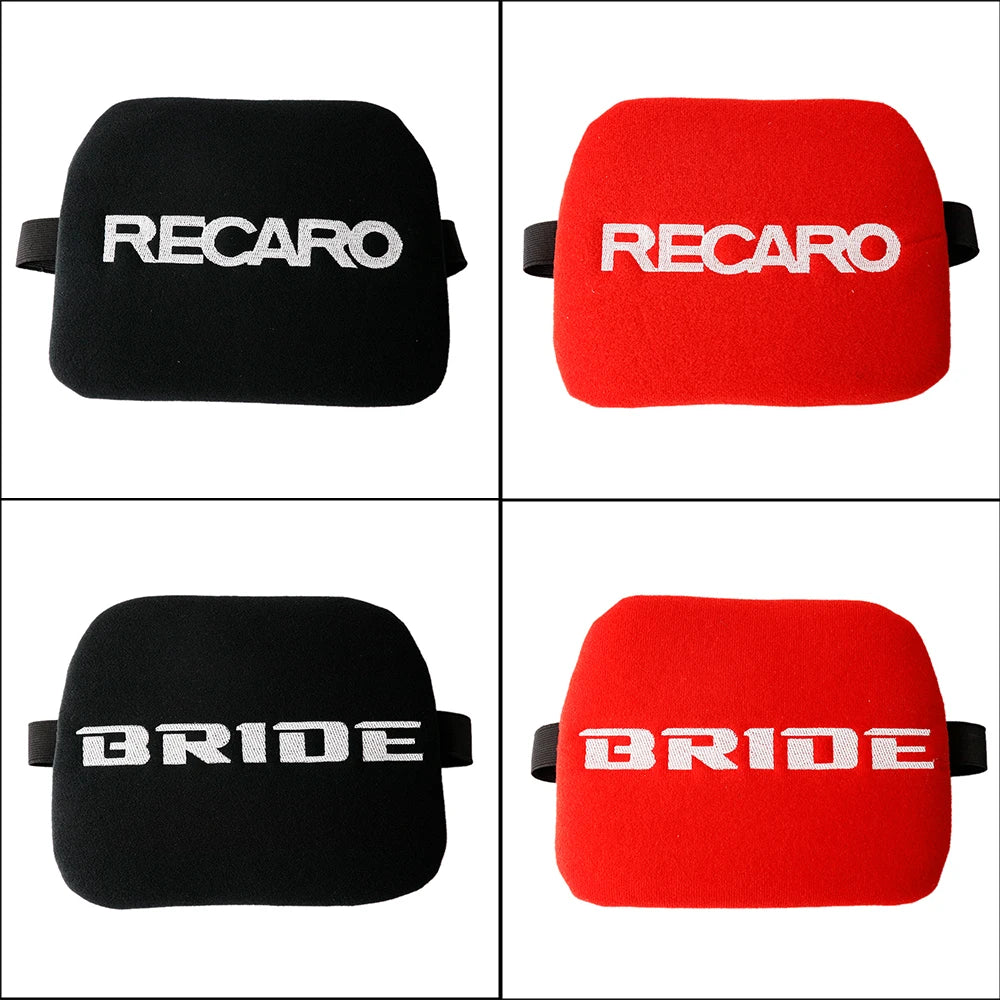 New Style jdm RECARO BRIDE Headrest Tuning Pad For Head Rest Cushion Bucket Seat Racing