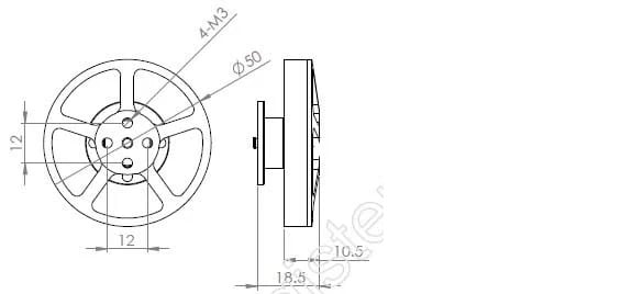 5010 360Kv High Efficiency Brushless Motor