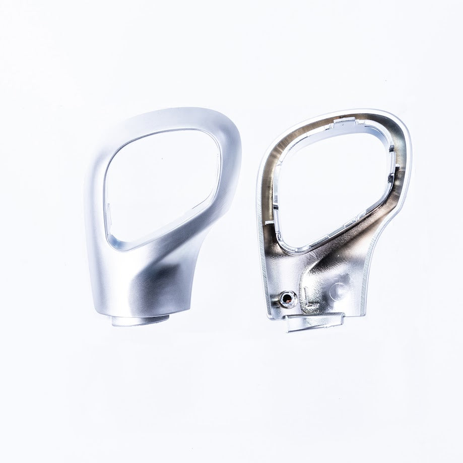 For VW T5.1 Transporter Auto DSG Gear Knob Styling Caps – Matte Chrome Painted Covers, Ready to Fit Upgrade