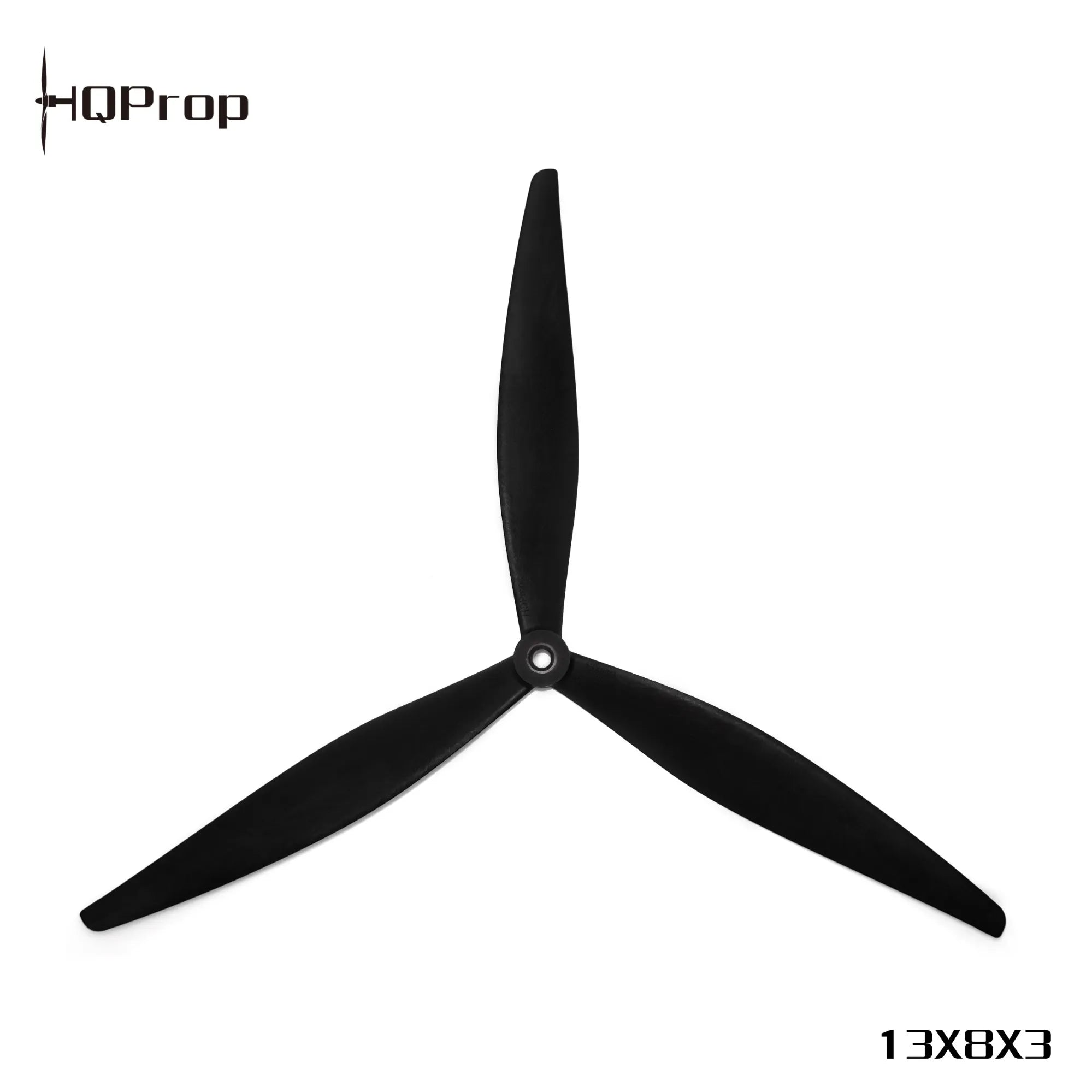 HQProp MacroQuad 13X8X3 (1CW+1CCW) Black-Glass Fiber Reinforced Nylon