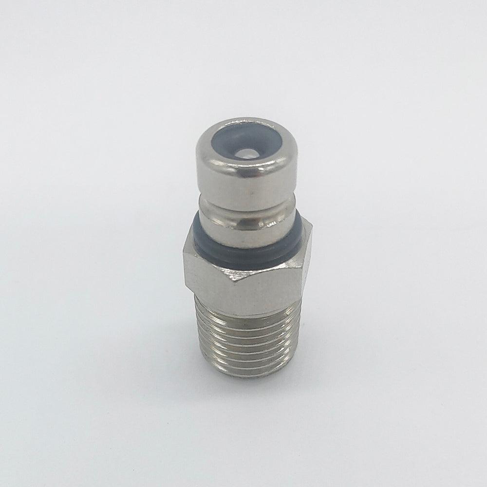 6.35mm (1/4") NPT Chrome-Plated Brass Male Fuel Connector for Suzuki