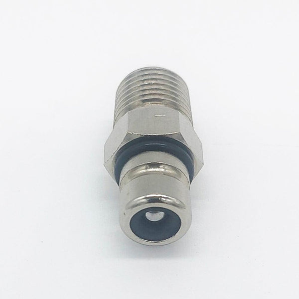 6.35mm (1/4") NPT Chrome-Plated Brass Male Fuel Connector for Suzuki