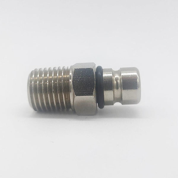 6.35mm (1/4") NPT Chrome-Plated Brass Male Fuel Connector for Suzuki
