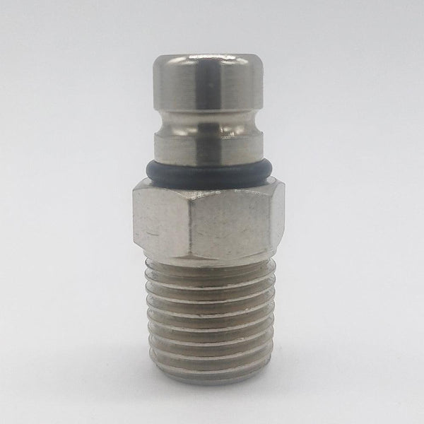 6.35mm (1/4") NPT Chrome-Plated Brass Male Fuel Connector for Suzuki