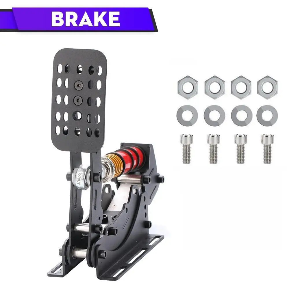 SimRuito Sim Racing Pedals Simulator Cockpit Metal material For PC 200KGLoad cell Driving Simulator ﻿