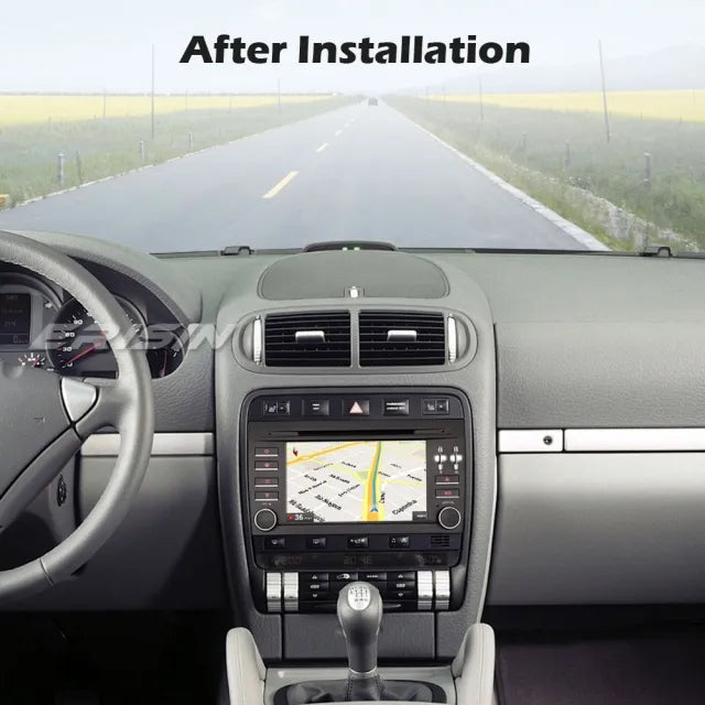 ES8197S 64GB 8-Core DSP CarPlay Android 10.0 Car Stereo GPS Radio for Porsche Cayenne CD 4G WiFi Bluetooth