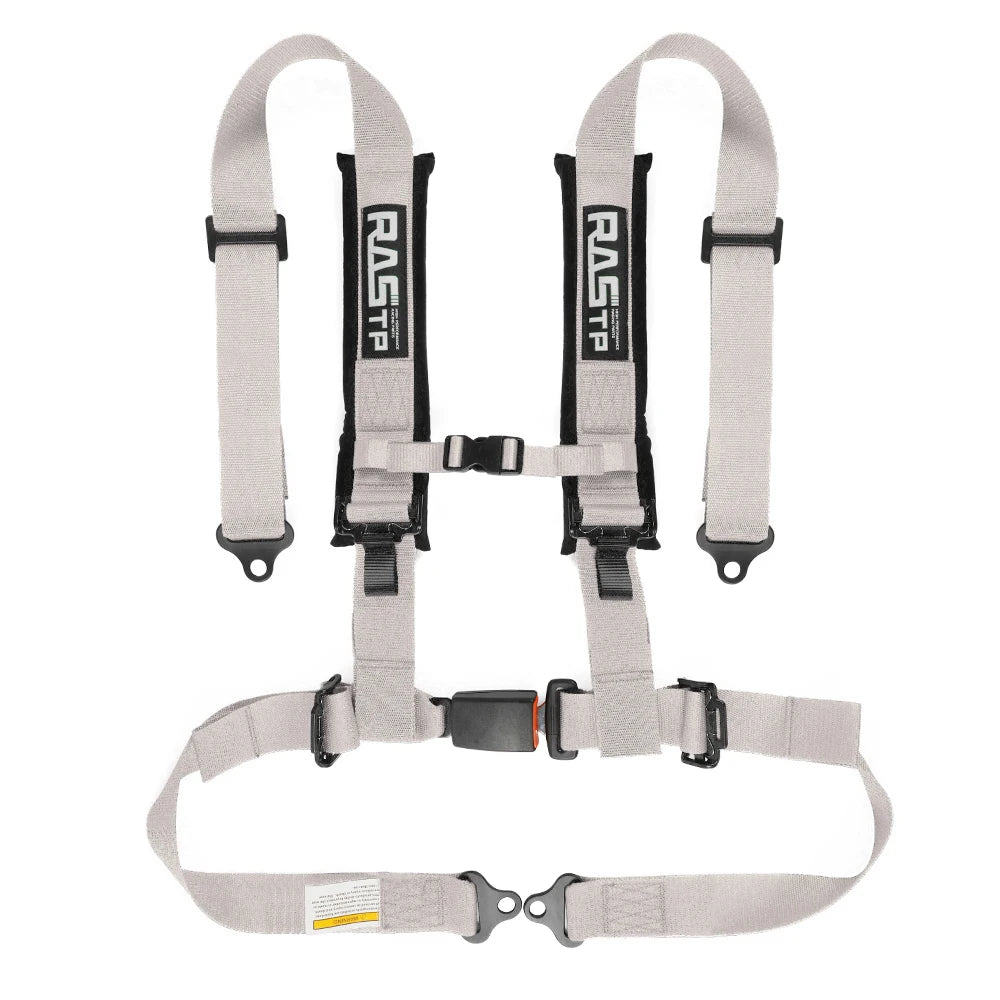 RASTP-Universal Racing Seat Belt 2-inch Four Point With Sponge Bolt Mounting  High Grade Strap Nylon Belts Safety Harness BAG091