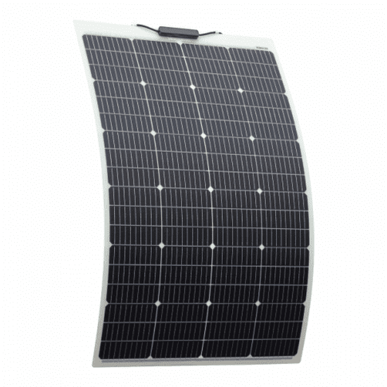 150W Semi-Flexible Fibreglass Solar Panel with ETFE Coating | 4Boats