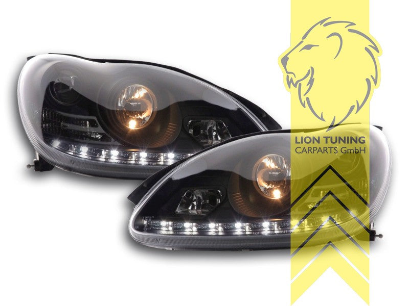 LT LED DRL XENON Model Halo Headlights Mercedes Benz W220 02-05 S-Kl black XENON LHD