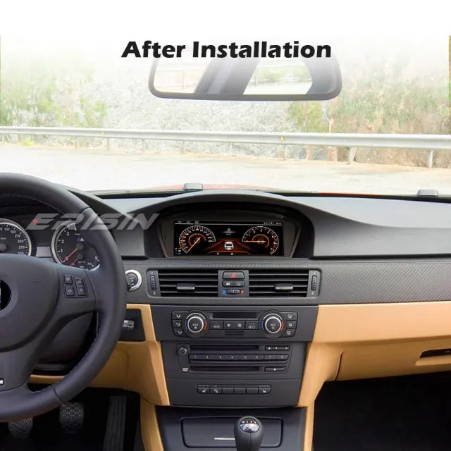 ES2660B 8.8” CarPlay Android 10 Car Stereo GPS Radio SatNav BMW 3 Series E90 E91 E92 E93 5 Series E60 E61 6 Series E63 E64 IPS