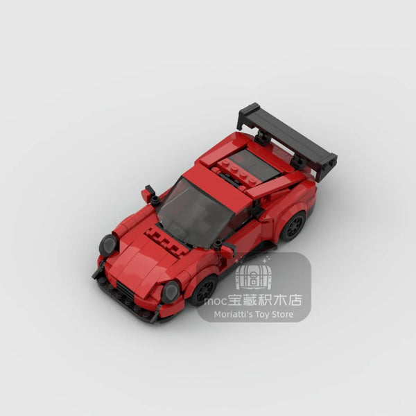 MOC-GT-RS racing sports car Vehicle Speed Champion Racer Building Blocks Brick Creative Garage Toys for Boys