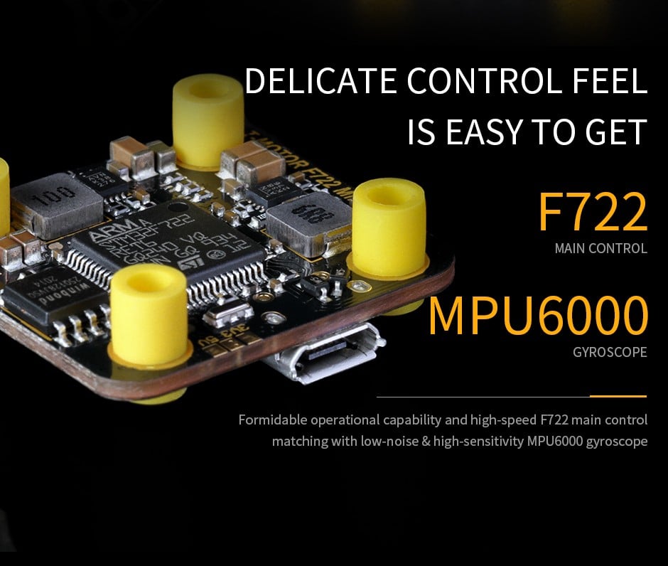 T-Motor Mini F7 Stack + F45A 3-6S BLHeli_32 4-in-1 ESC