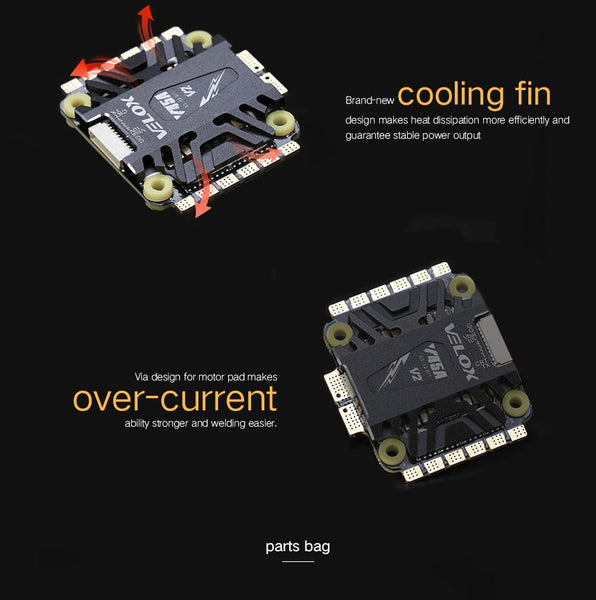 Tmotor Velox V45A V2 4in1 BLheli 32 ESC