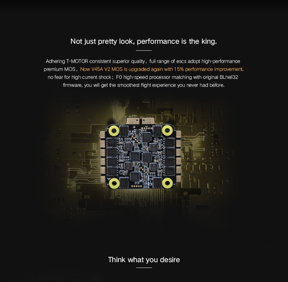 Tmotor Velox V45A V2 4in1 BLheli 32 ESC