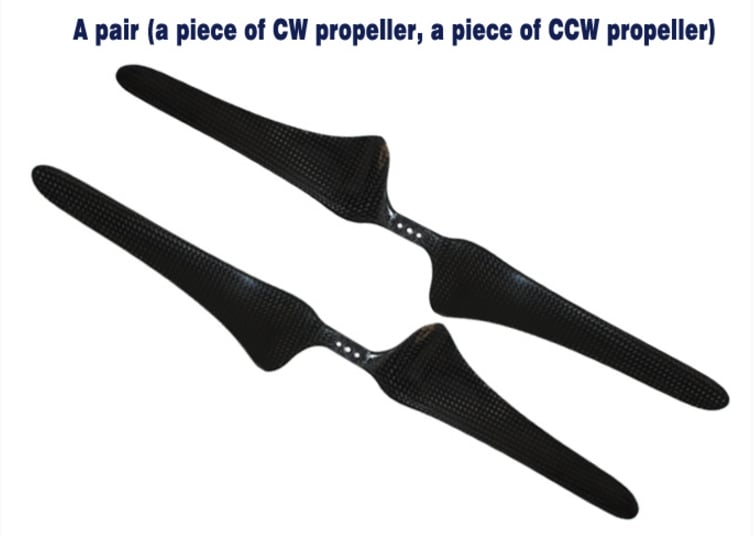 16x55 Carbon Fibre Propellers (Direct Mount)