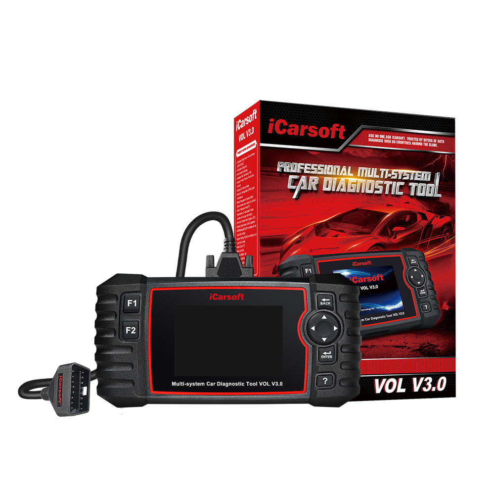 iCarsoft VOL V3.0 4" TFT Volvo / Saab OBDII Pro Diagnostic Scan Tool Fault Code Reader