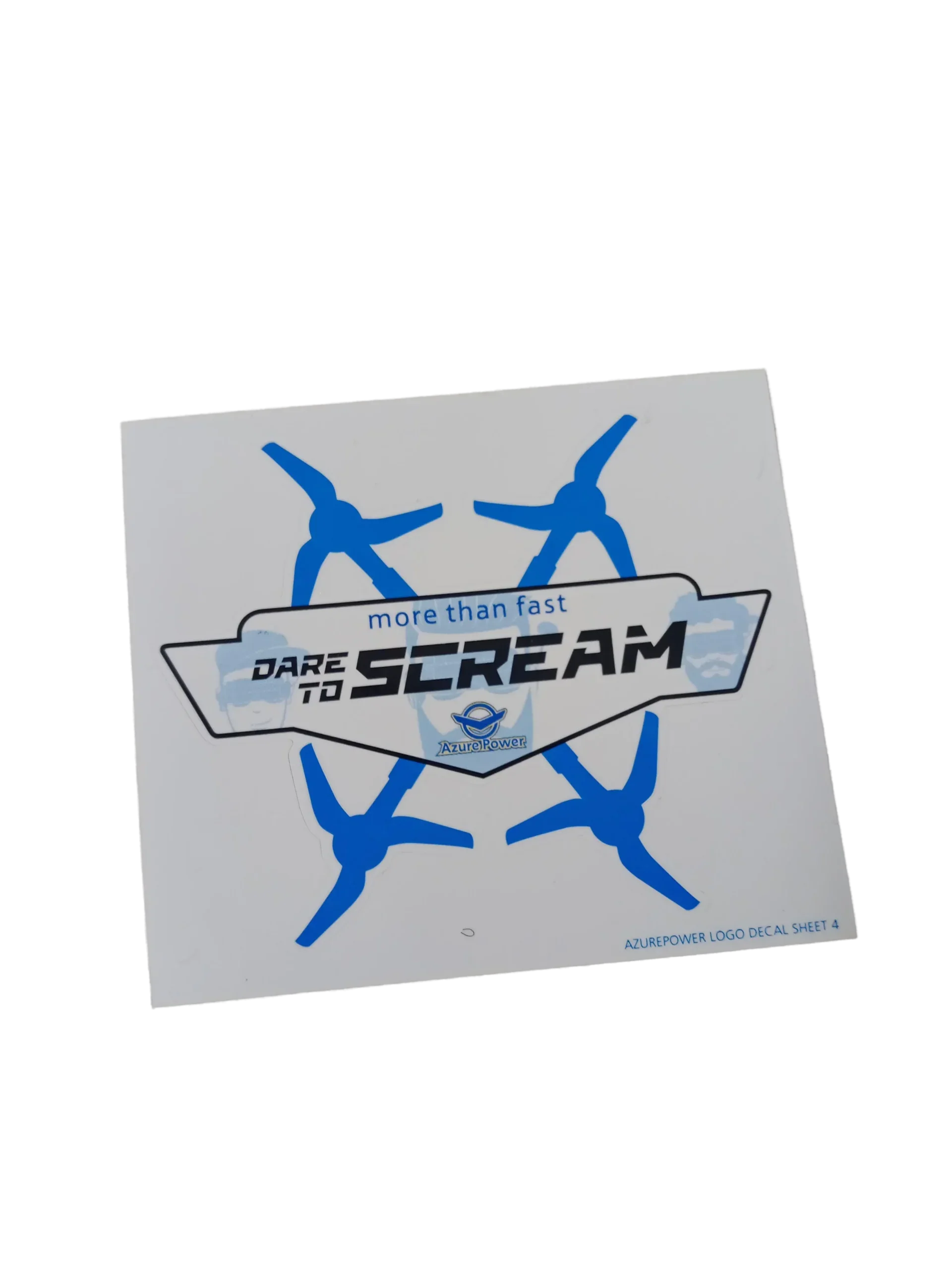 AzurePower Dare To Scream Sticker [New]