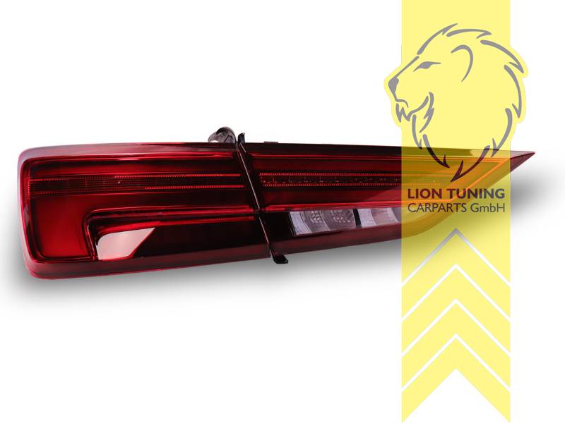 LT Pair Light Bar LED Lightbar taillights rear lights Audi A3 8V sedan facelift red 16-20 LHD