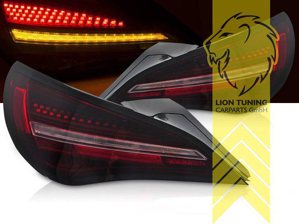 LT Pair LED taillights rear lights Mercedes Benz CLA C117 + Facelift 13-18 red black smoke LHD