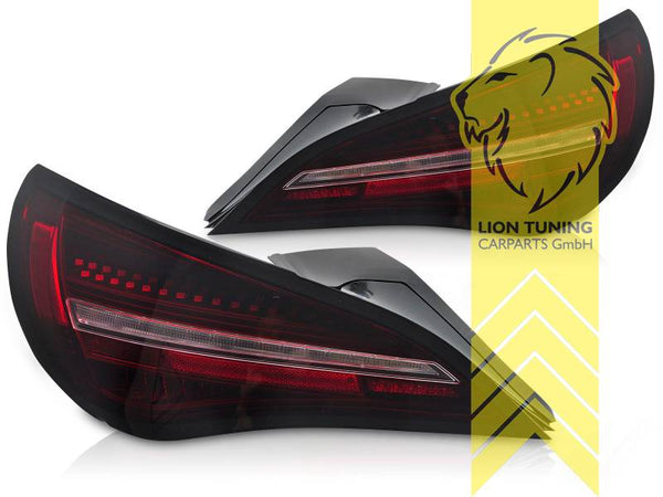 LT Pair LED taillights rear lights Mercedes Benz CLA C117 + Facelift 13-18 red black smoke LHD