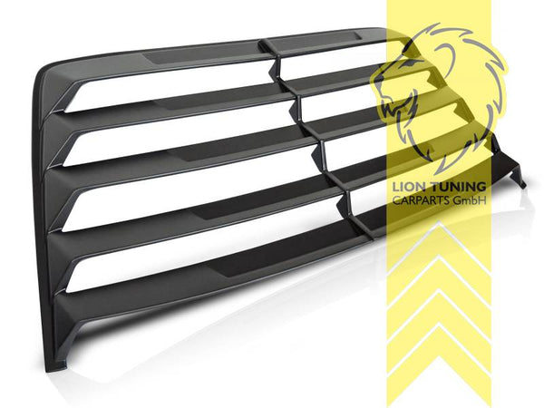 LT Rear Window Grille Cover Rear Louvers Cat Ladder for BMW 3 Series E30 Sedan Coupe 82-92 ABS Plastic Black