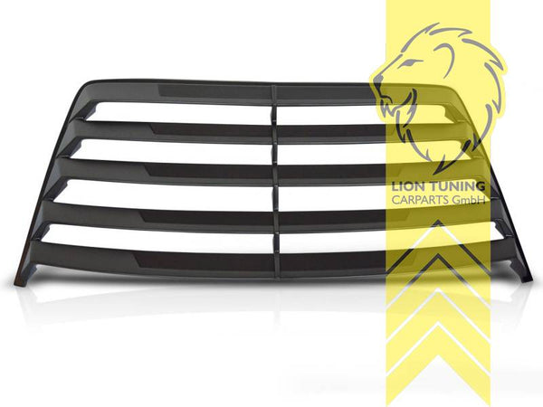 LT Rear Window Grille Cover Rear Louvers Cat Ladder for BMW 3 Series E30 Sedan Coupe 82-92 ABS Plastic Black