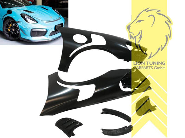 LT Pair Fender Set Left & Right for Porsche Cayman Boxster 981 2012-Now GT4 Style Design Look