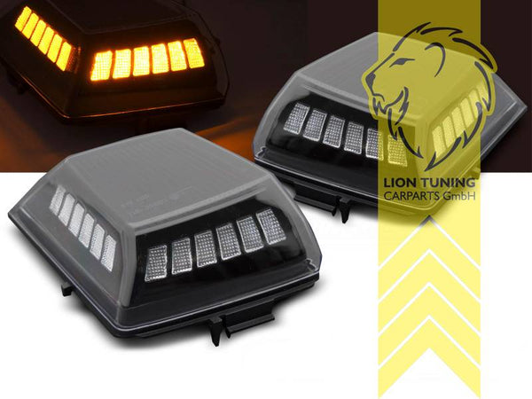 LT LED LED front indicators for Mercedes Benz W461 W463 W464 Facelift 2 G Class black LED indicators dynamic