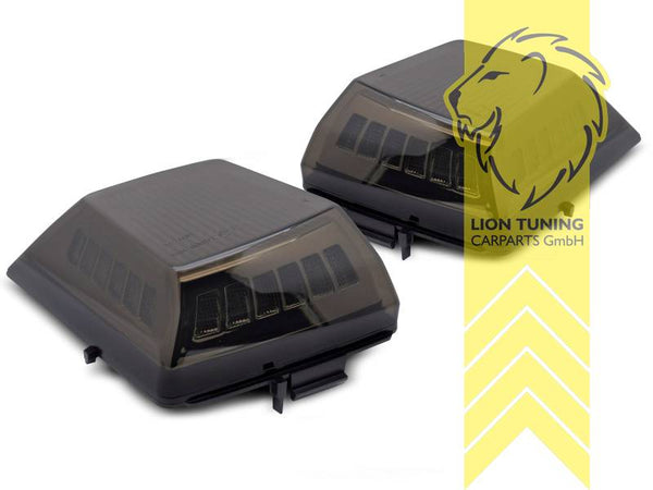 LT LED LED front indicators for Mercedes Benz W461 W463 W464 Facelift 2 18+ G-Class black smoke LED indicators dynamic