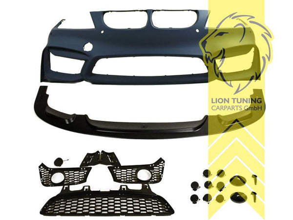 LT Front bumper apron cover BMW E90 Sedan E91 Touring LCI Sport Look for PDC also SRA 08-12