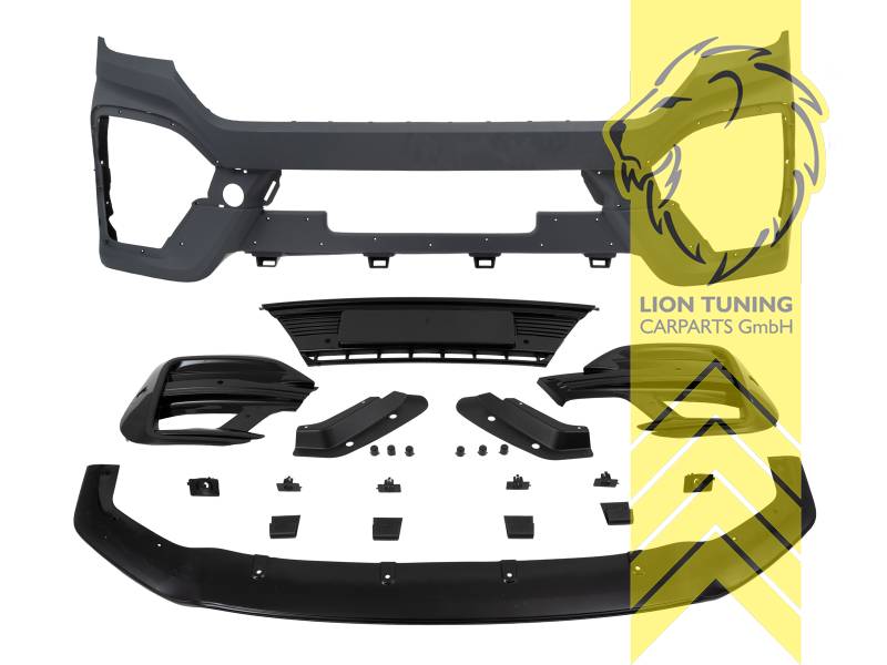 LT Front & Rear Bumper Body Kit Set for VW T6 Transporter Multivan Bus Van Camper Facelift T6.1 Sport Optics SGA SGH SGB SGG SGJ 2019 - 2025