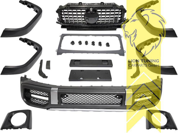 LT Front bumper Mercedes Benz W463 G-Class W461 W463 W464 Style 89-18 AMG for vehicles with PDC