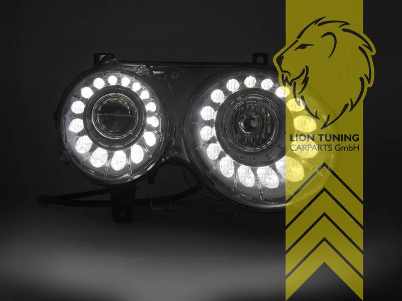 LT Pair XENON LED DRL Aftermarket Headlights for Bentley GT 3W 03-09 chrome LHD