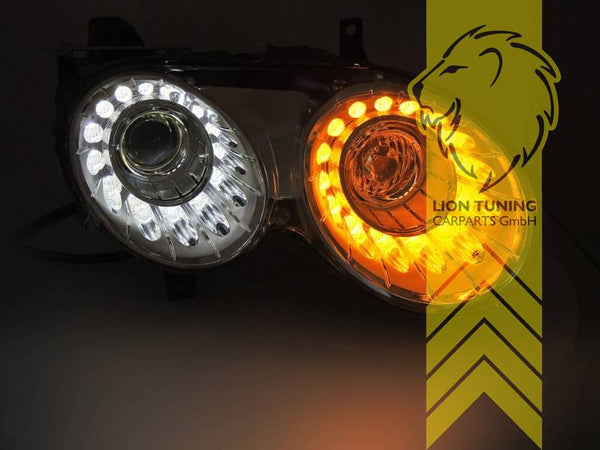 LT Pair XENON LED DRL Aftermarket Headlights for Bentley GT 3W 03-09 chrome LHD
