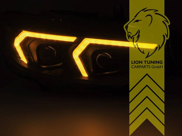 LT Pair LED DRL Headlights BMW 4 F32 Coupe F33 F32 13-21 Coupe Cabrio Xenon HID For AFS Chrome LHD