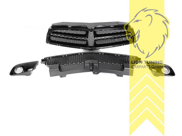 LT Aftermarket Front bumper & grille fogs Dodge Charger Sport LD 11-15 Primed PP Plastic