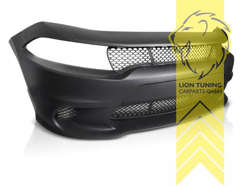 LT Aftermarket Front bumper & grille fogs Dodge Charger Facelift LD 15-18 Sport Primed PP Plastic