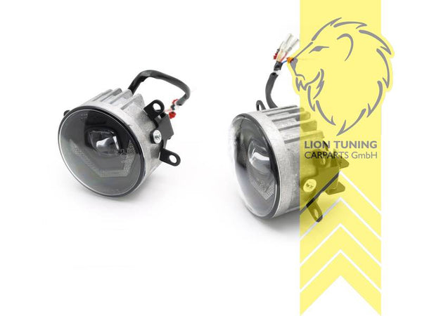 LT Pair LED DRL real daytime running lights fog lights for Porsche Cayenne 92A Macan 95B black 10-18