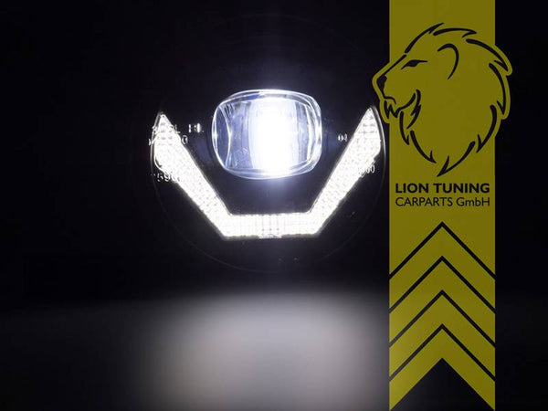 LT Pair LED DRL real daytime running lights fog lights for Porsche Cayenne 92A Macan 95B black 10-18