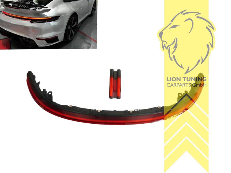 LT LED tail lamps rear lights Porsche 911 992 19-20 red white chrome