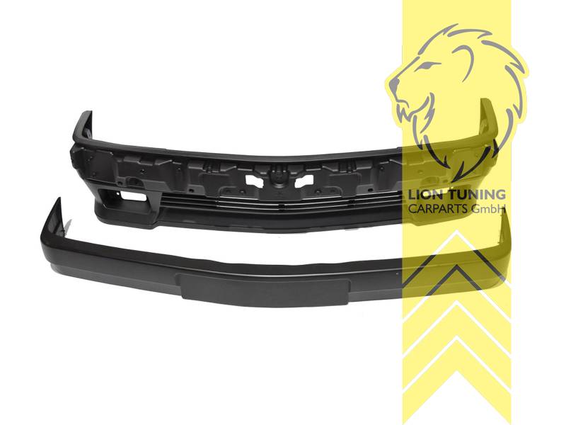 LT Front bumper front apron splitter Mercedes Benz W201 190 Sport Look 82-88 Primed Paintable Plastic ABS Sport Optics