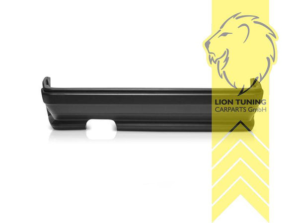 LT Rear bumper rear apron diffusor Mercedes Benz W201 190 Sport Look 82-88 Primed Paintable Plastic ABS Sport Optics