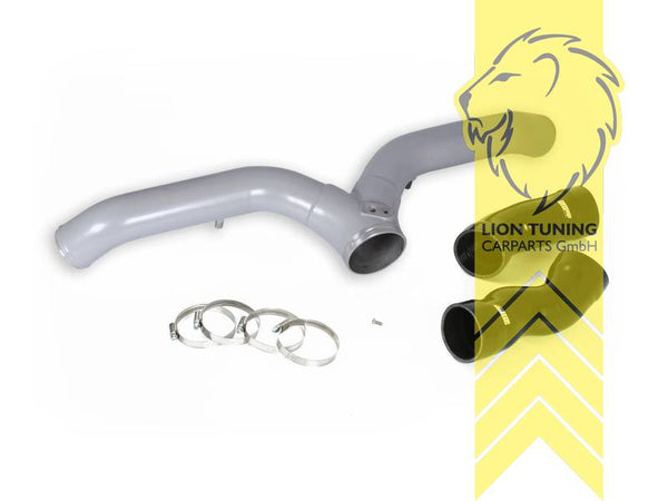 do88 aluminum Y-pipe & Silicone Hose Performance Upgrade for Porsche 997 997.1 Turbo Silver for OEM LLK