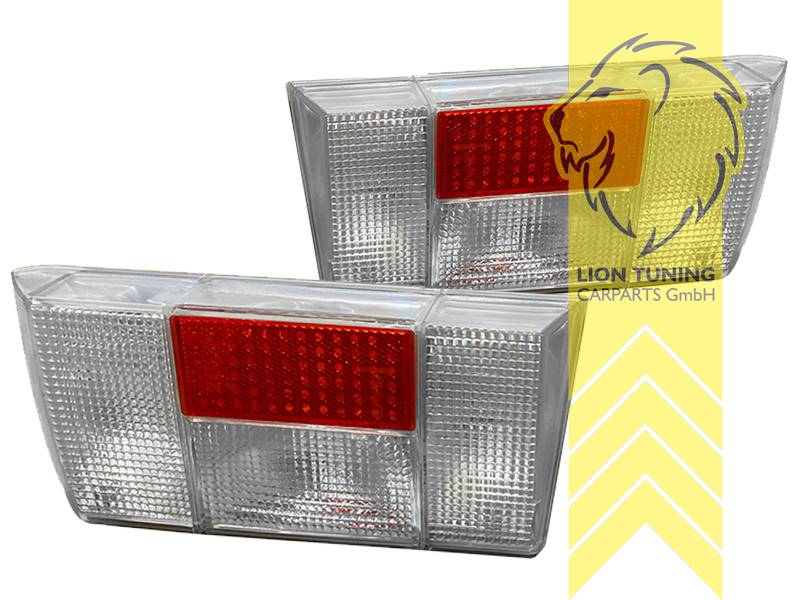 LT Pair Latest Gen Style Halogen REAR LIGHTS Tail Lamps VW Golf 1 Cabrio 155 17 74-93 white red OEM Style LHD