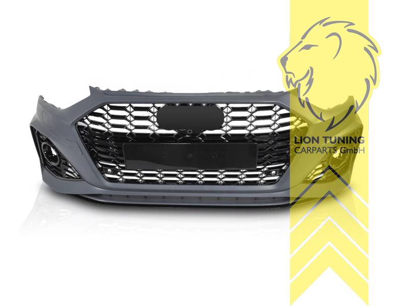 LT Aftermarket New Front bumper front apron for Audi A4 B9 8W 19-24 Facelift Sedan Avant for headlight washers parking distance control black