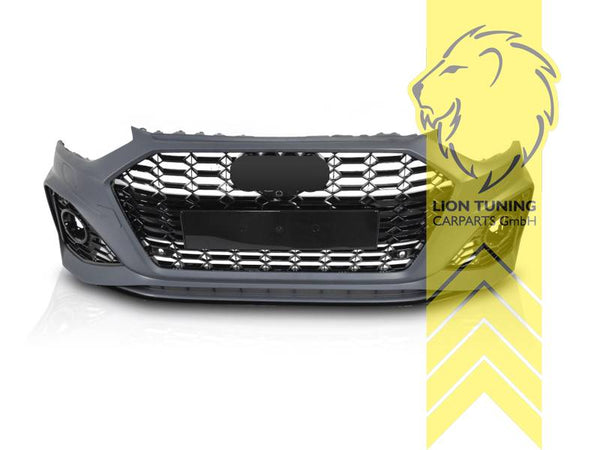 LT Aftermarket New Front bumper front apron for Audi A4 B9 8W 19-24 Facelift Sedan Avant for headlight washers parking distance control black