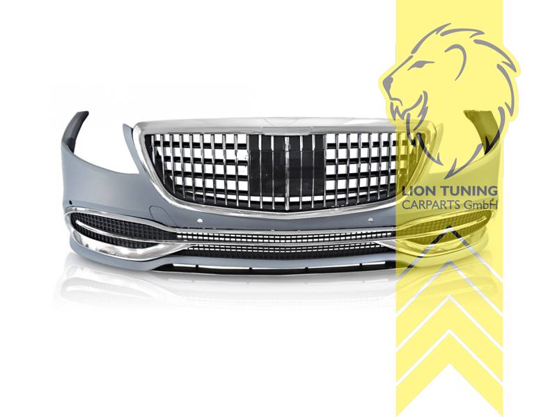LT Aftermarket New Front bumper front apron for Mercedes Benz W222 17-20 Facelift S-Class with PDC ACC