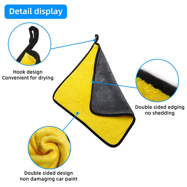 Car Wash Towels Car Absorbent Cloth Car Wash Cleaning Products Home Cleaning Kitchenware Cleaning