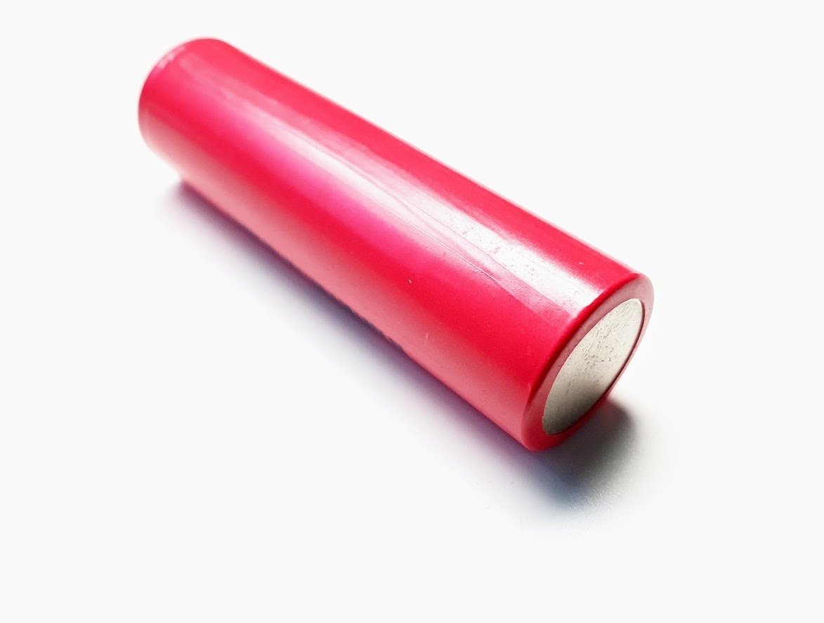 18650 2500mAh 15C Li-Ion Battery Cell 3.7V (Button Top)